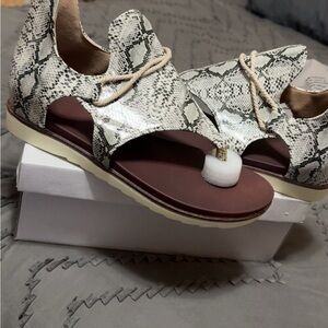Snakeskin Pattern Women's Sandals